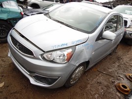 2017 MITSUBISHI MIRAGE ES HATCHBACK SILVER 1.2 AT 213993